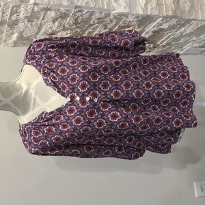 Fig and flower Clara blouse
